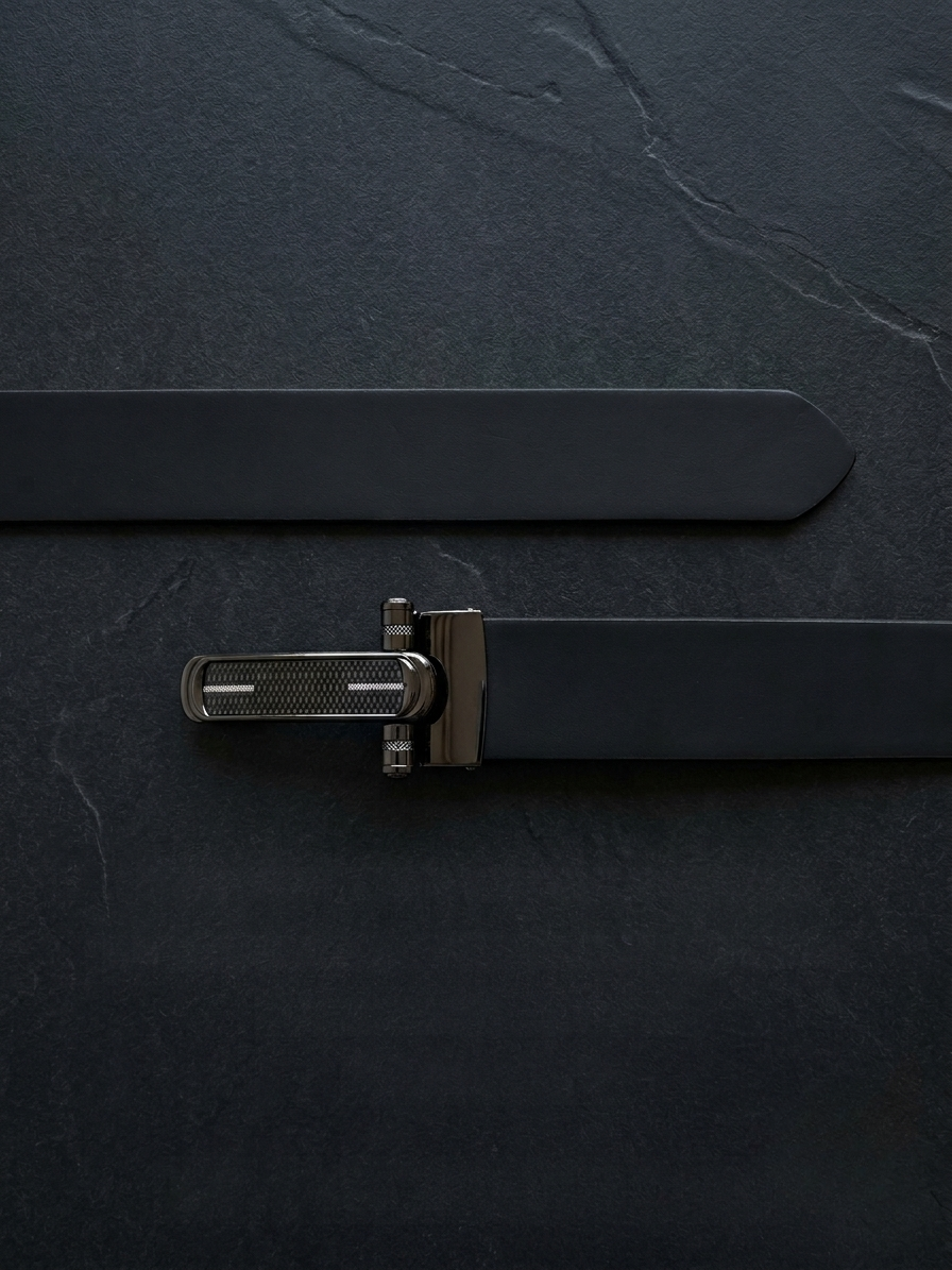 Classic Steel Buckle Genuine Leather Belt - Long Lasting Everyday Wear