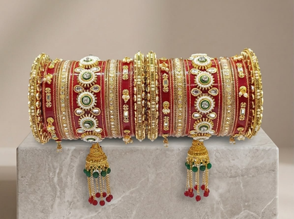 Premium Bridal Wedding Bangles Set for Women's