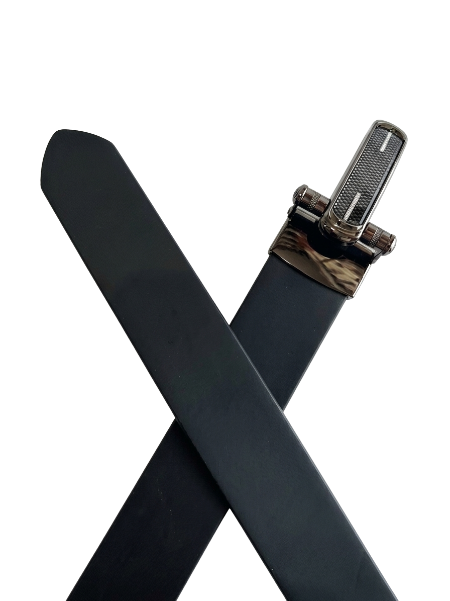 Classic Steel Buckle Genuine Leather Belt - Long Lasting Everyday Wear
