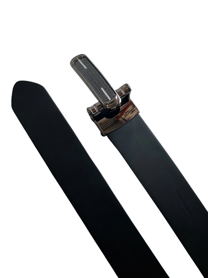 Classic Steel Buckle Genuine Leather Belt - Long Lasting Everyday Wear