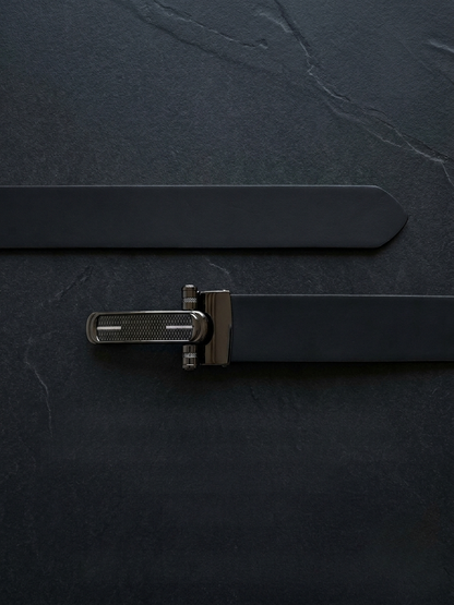 Classic Steel Buckle Genuine Leather Belt - Long Lasting Everyday Wear